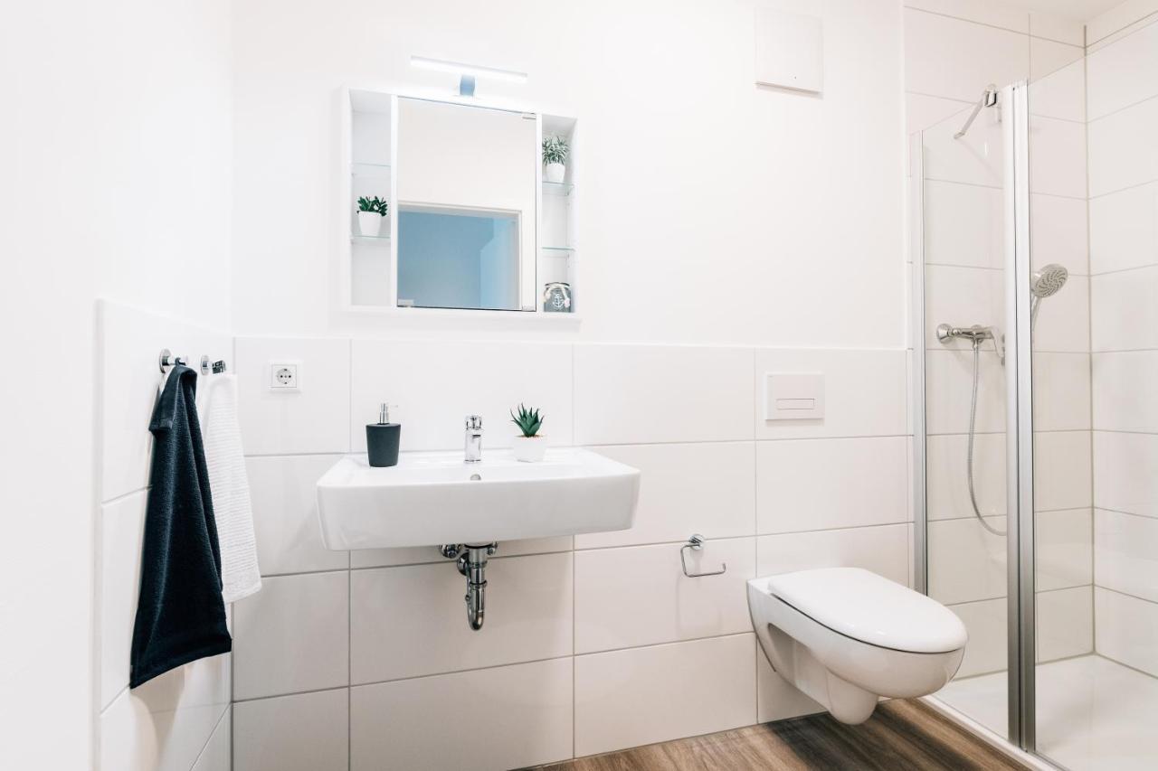 Modern-Living Stadt-Appartement Mitte Bielefeld Buitenkant foto