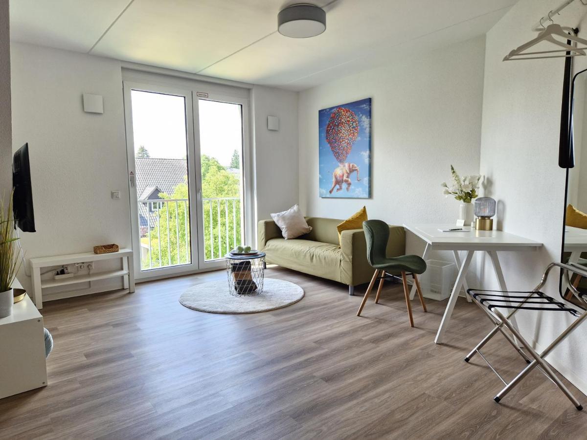 Modern-Living Stadt-Appartement Mitte Bielefeld Buitenkant foto